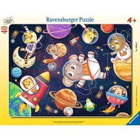 RAVENSBURGER 05634 Kinderpuzzle Tierische Astronauten von Ravensburger