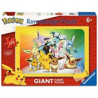 RAVENSBURGER 05641 Kinderpuzzle 125 Teile Pokémon – großes Bodenpuzzle RAVENSBURGER 05641 Kinderpuzzle 125 Teile Pokémon – großes Bodenpuzzle von Ravensburger
