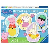 RAVENSBURGER 06956 Kinderpuzzle 10, 12, 14 und 16 Teile Peppa Pig Zeit für Spiel und Spaß - 4 konturgeformte Puzzles RAVENSBURGER 06956 Kinderpuzzle 10, 12, 14 und 16 Teile Peppa Pig Zeit für Spiel und Spaß - 4 konturgeformte Puzzles von Ravensburger