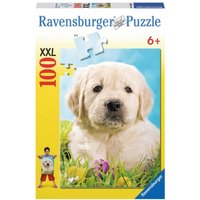 RAVENSBURGER 10632 Puzzle 100 Teile XXL Welpenblick von Ravensburger