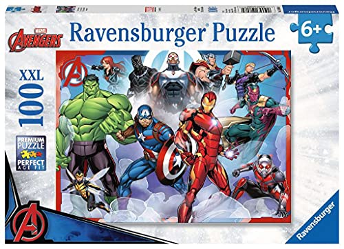 Ravensburger Marvel Avengers 100-teiliges Puzzle mit extra großen Teilen für Kinder ab 6 Jahren von Ravensburger