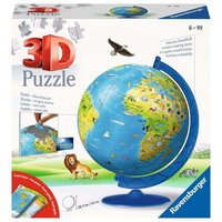 RAVENSBURGER 11160 3D-Puzzle Kinderglobus in deutscher Sprache von Ravensburger