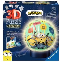 RAVENSBURGER 11180 3D Puzzle Nachtlicht PuzzleBall Minions 72 Teile von Ravensburger