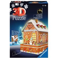 RAVENSBURGER 11237 3D Puzzle Lebkuchenhaus bei Nacht von Ravensburger