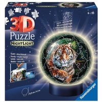 RAVENSBURGER 11248 3D Puzzle Nachtlicht Raubkatzen 72 Teile von Ravensburger