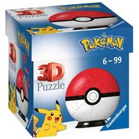 RAVENSBURGER 11256 3D Puzzle Ball Pokémon Poké Ball RAVENSBURGER 11256 3D Puzzle Ball Pokémon Poké Ball von Ravensburger