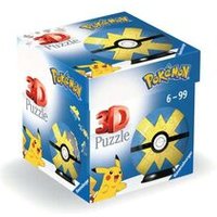 RAVENSBURGER 11580 3D-Puzzle-Ball 54 Teile Pokémon Flottball von Ravensburger