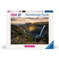 RAVENSBURGER 12000110 Puzzle 1000 Teile Haifoss auf Island von Ravensburger