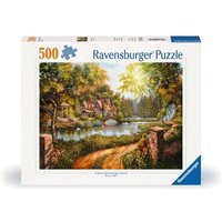 RAVENSBURGER 12000218 Puzzle 500 Teile Cottage am Fluß von Ravensburger