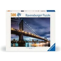 RAVENSBURGER 12000224 Puzzle 500 Teile New York - die Stadt, die niemals schläft von Ravensburger