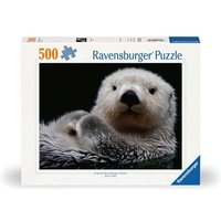 RAVENSBURGER 12000235 Puzzle 500 Teile Süßer kleiner Otter von Ravensburger