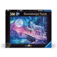 RAVENSBURGER 12000476 Puzzle 500 Teile Wolf im Nordlicht von Ravensburger