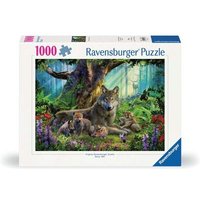 RAVENSBURGER 12000477 Puzzle 1000 Teile Wölfe im Wald von Ravensburger