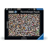 RAVENSBURGER 12000529 Puzzle 1000 Teile Challenge Mickey von Ravensburger