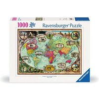 RAVENSBURGER 12000569 Puzzle 1000 Teile Mit Fahrrad um die Welt von Ravensburger