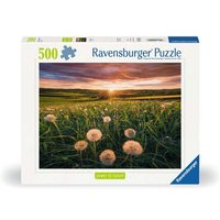 RAVENSBURGER 12000592 Puzzle 500 Teile Pusteblumen im Sonnenuntergang von Ravensburger