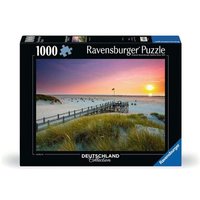 RAVENSBURGER 12000690 Puzzle 1000 Teile Sonnenuntergang über Amrum von Ravensburger