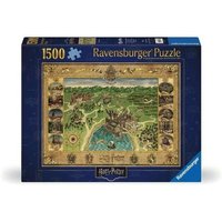 RAVENSBURGER 12000720 Puzzle 1500 Teile Hogwarts Karte von Ravensburger