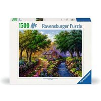 RAVENSBURGER 12000735 Puzzle 1500 Teile Cottage am Fluß von Ravensburger