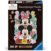 RAVENSBURGER 12000762 Holzpuzzle 300 Teile Disney Mickey & Minnie von Ravensburger