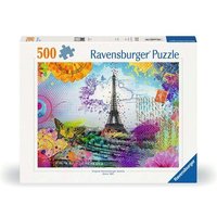 RAVENSBURGER 12000772 Puzzle 500 Teile Postkarte aus Paris von Ravensburger