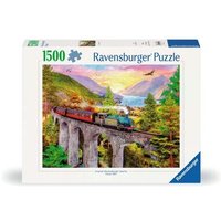 RAVENSBURGER 12000795 Puzzle 1500 Teile Zugfahrt im Herbst von Ravensburger