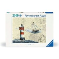 RAVENSBURGER 12000804 Puzzle 2000 Teile Romantischer Leuchtturm von Ravensburger