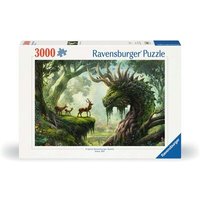 RAVENSBURGER 12000808 Puzzle 3000 Teile Der Walddrache erwacht von Ravensburger