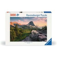 RAVENSBURGER 12000809 Puzzle 3000 Teile Almbock mit Baby von Ravensburger