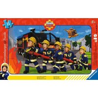 RAVENSBURGER 12001030 Kinderpuzzle 15 Teile - Feuerwehrmann Sam Unsere Retter im Einsatz von Ravensburger