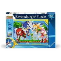 RAVENSBURGER 12001134 Kinderpuzzle 100 XXL Teile Nichts kann Sonic aufhalten von Ravensburger