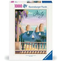 RAVENSBURGER 12001209 Puzzle 1000 Teile Postkarte aus Capri von Ravensburger