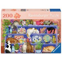 RAVENSBURGER 12001367 Puzzle für Senioren 200 Teile Katzen im Regal RAVENSBURGER 12001367 Puzzle für Senioren 200 Teile Katzen im Regal von Ravensburger