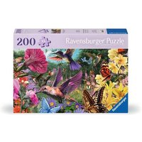 RAVENSBURGER 12001369 Puzzle für Senioren 200 Teile Kolibris und Schmetterlinge von Ravensburger