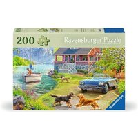 RAVENSBURGER 12001370 Puzzle für Senioren 200 Teile Sommerhaus am See von Ravensburger