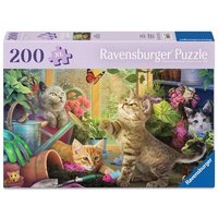 RAVENSBURGER 12001735 Feel Well & Puzzle 200 Teile - Verspielte Kätzchen RAVENSBURGER 12001735 Feel Well & Puzzle 200 Teile - Verspielte Kätzchen von Ravensburger