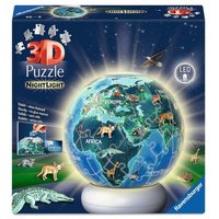 RAVENSBURGER 12008055 3D Puzzle-Ball Nachtlicht Erde mit Tiermotiven RAVENSBURGER 12008055 3D Puzzle-Ball Nachtlicht Erde mit Tiermotiven von Ravensburger