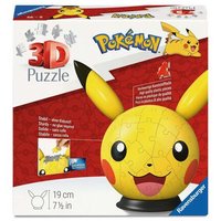 RAVENSBURGER 12008076 3D Puzzle Puzzle-Ball Pokémon Pikachu mit ansteckbaren Ohren RAVENSBURGER 12008076 3D Puzzle Puzzle-Ball Pokémon Pikachu mit ansteckbaren Ohren von Ravensburger