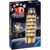 RAVENSBURGER 12515 3D-Puzzle Schiefer Turm von Pisa bei Nacht von Ravensburger