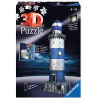 RAVENSBURGER 12577 3D-Puzzle Leuchtturm bei Nacht von Ravensburger