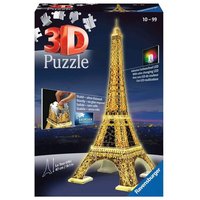 RAVENSBURGER 12579 3D-Puzzle Eiffelturm bei Nacht von Ravensburger