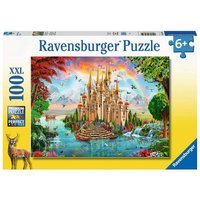 RAVENSBURGER 13285 Kinderpuzzle Märchenhaftes Schloss 100 Teile Puzzle von Ravensburger