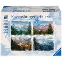 RAVENSBURGER 16137 Puzzle Märchenschloss in 4 Jahreszeiten 18000 Teile von Ravensburger