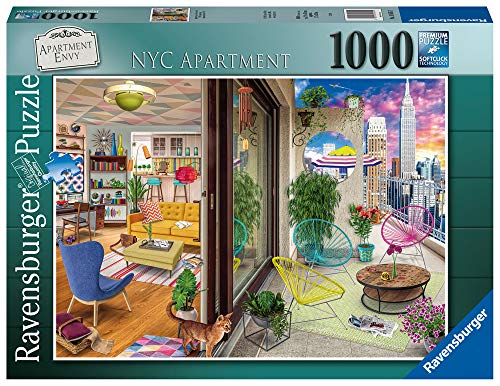 Ravensburger 16545 NYC Apartment New York Puzzle 1000 Teile-Fantasy, Mehrfarbig von Ravensburger