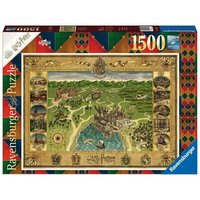 RAVENSBURGER 16599 Erwachsenenpuzzle Hogwarts Karte 1500 Teile von Ravensburger