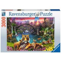 RAVENSBURGER 16719 Puzzle Tiger in paradiesischer Lagune 3000 Teile von Ravensburger