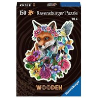 RAVENSBURGER 17512 Kontur-Holzpuzzle 150 Teile - Bunter Fuchs von Ravensburger