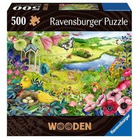 RAVENSBURGER 17513 WOODEN Erwachsenenpuzzle Holzpuzzle 500 Teile Wilder Garten von Ravensburger