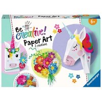 RAVENSBURGER 23541 Bastelsets BeCrative Paper Art Unicorn von Ravensburger