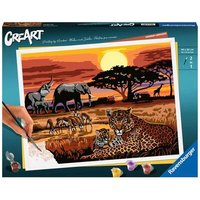 RAVENSBURGER 23548 CreArt Malen nach Zahlen Savannah Landscapes von Ravensburger